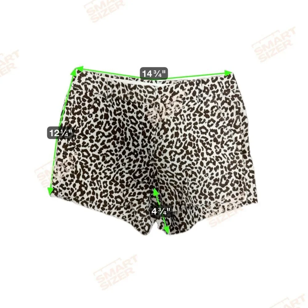 J Crew Leopard Chino Short L1